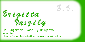 brigitta vaszily business card